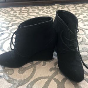 Merona wedge booties